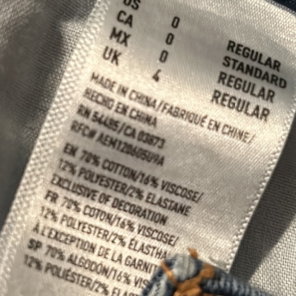 American Eagle Super Stretch Jegging Jeans Size 0 - Picture 11 of 12